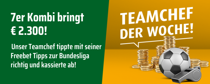 Jetzt Teamchef werden!