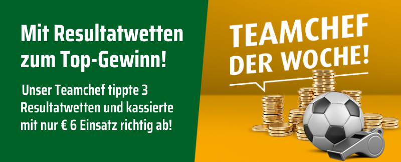 Jetzt Teamchef werden!
