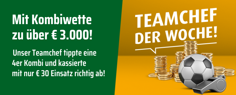 Jetzt Teamchef werden!