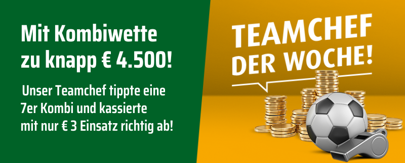 Jetzt Teamchef werden!