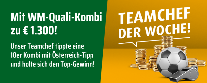 Jetzt Teamchef werden!