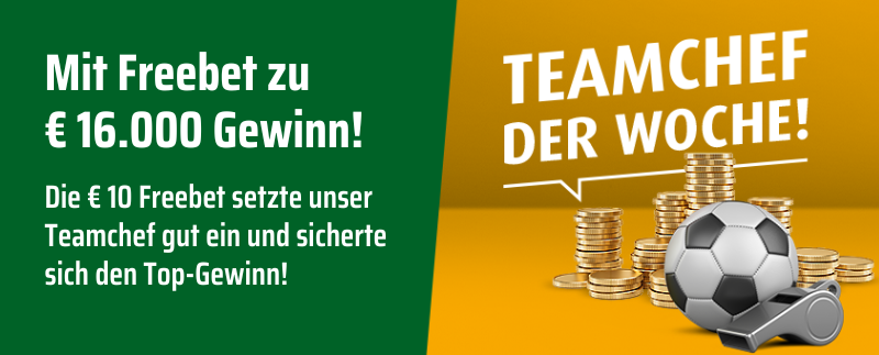 Jetzt Teamchef werden!