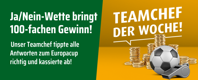 Jetzt Teamchef werden!
