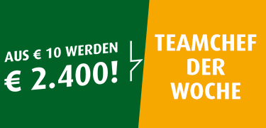 Teamchef der Woche!
